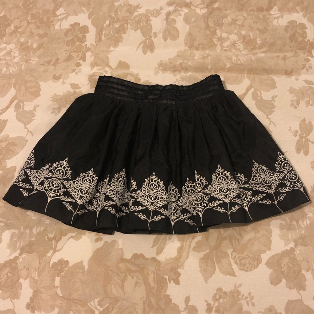 EUC Black Skirt With Detail